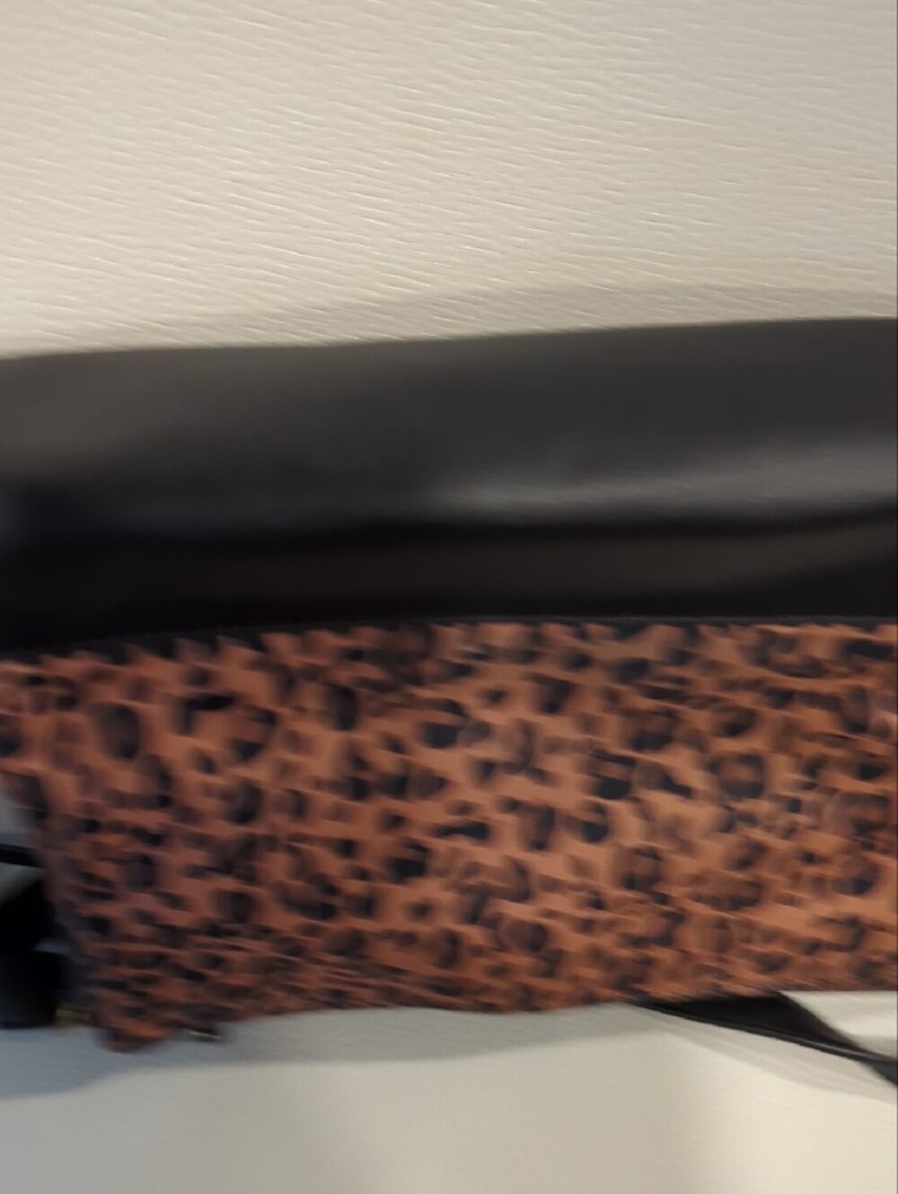 Fossil Leopard Print Crossbody in Brown and Black - Picture 4 of 10